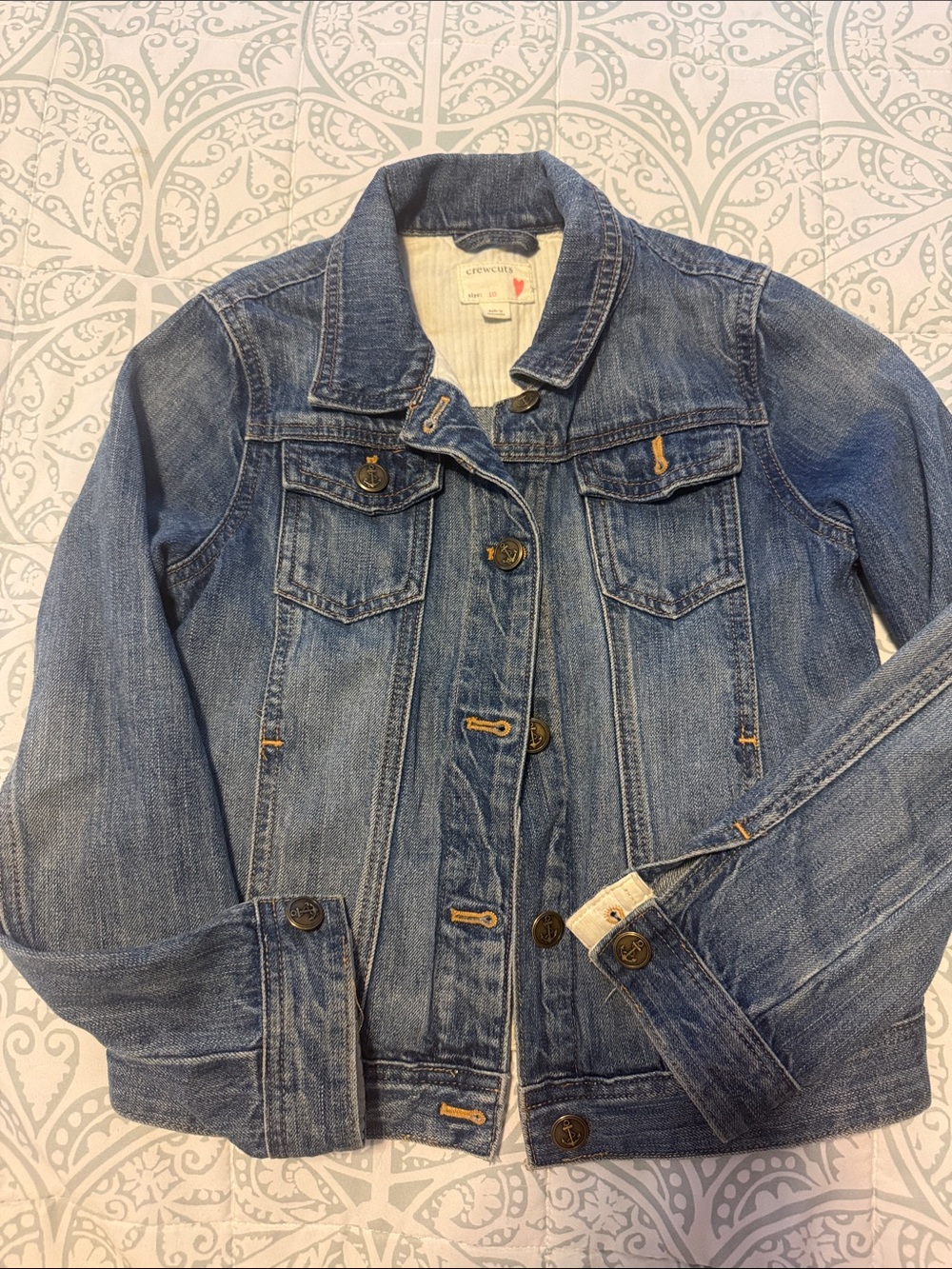 Crewcuts Classic Blue Denim Jacket for Kids